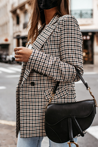 Dames Elegante Geometrische Omklap Kraag Blazer