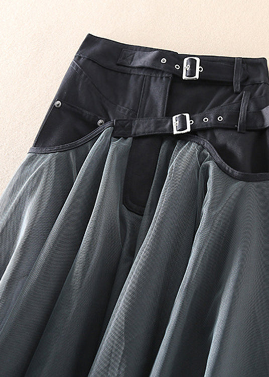 Dames Elegante Hoge Taille Faux Leder Rok