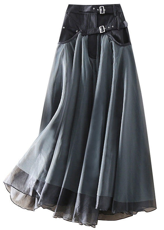 Dames Elegante Hoge Taille Faux Leder Rok