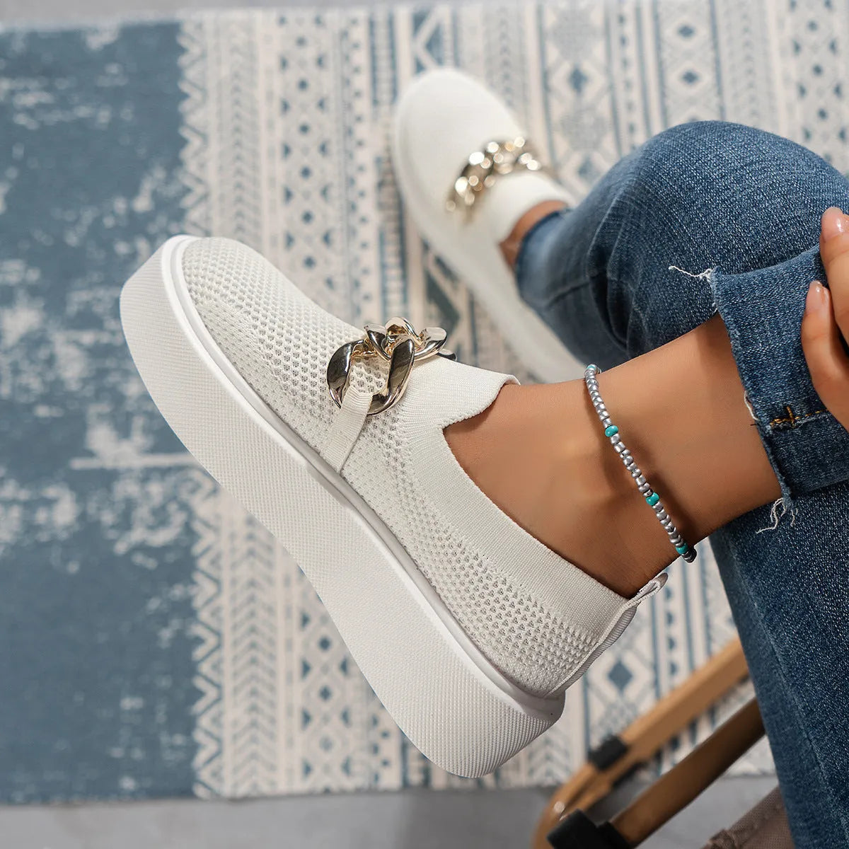 Comfortabele Zomer Canvas Instaploafers