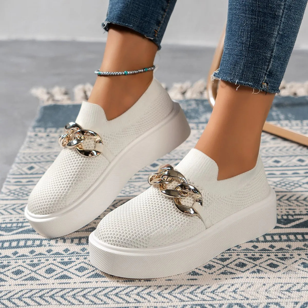 Comfortabele Zomer Canvas Instaploafers