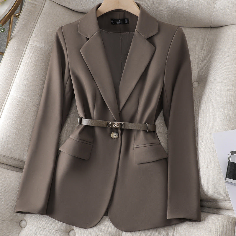 Dames Chique Geknoopte Blazer voor Stijlvolle Elegant