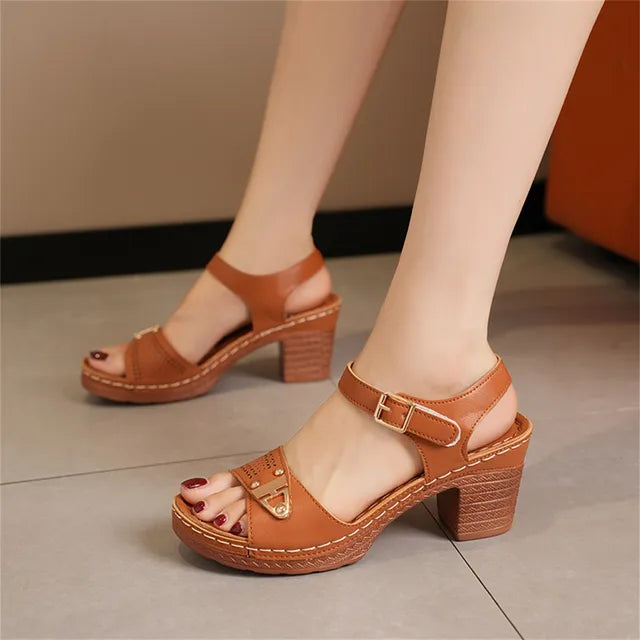 Dames Elegante Hoge Hak Platform Pumps