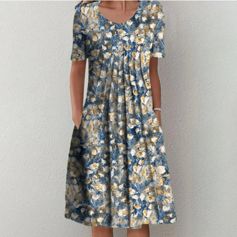 Roos – Elegante Damesjurk Voor De Zomer