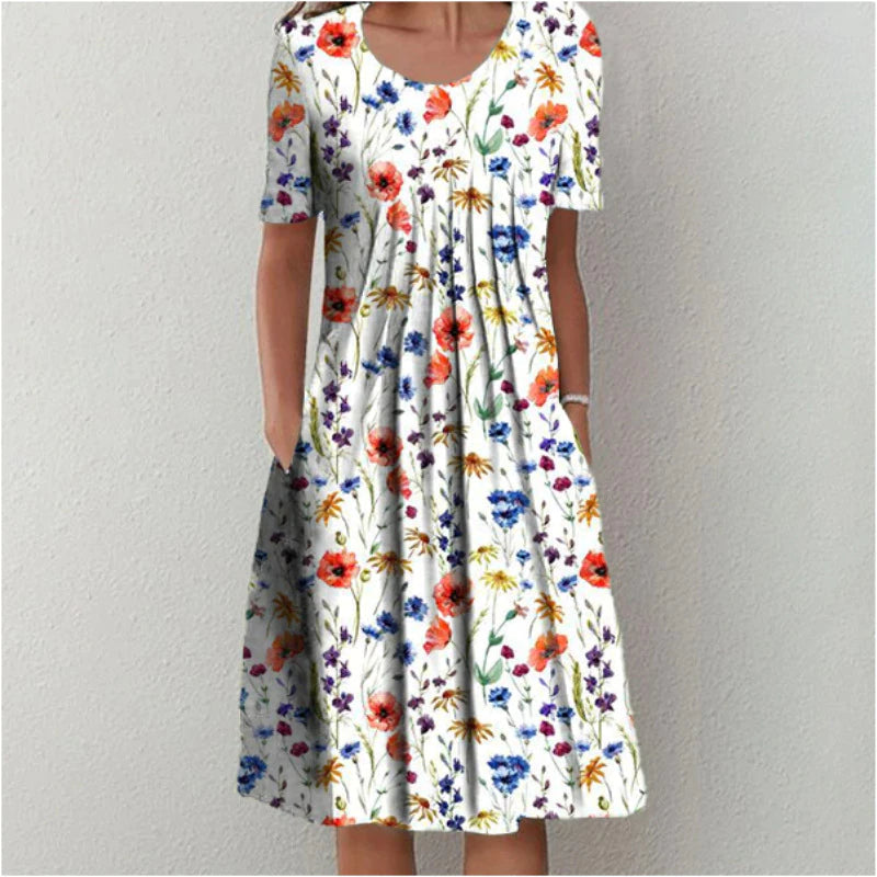 Roos – Elegante Damesjurk Voor De Zomer