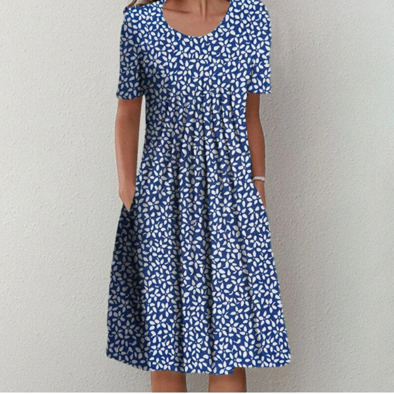 Roos – Elegante Damesjurk Voor De Zomer
