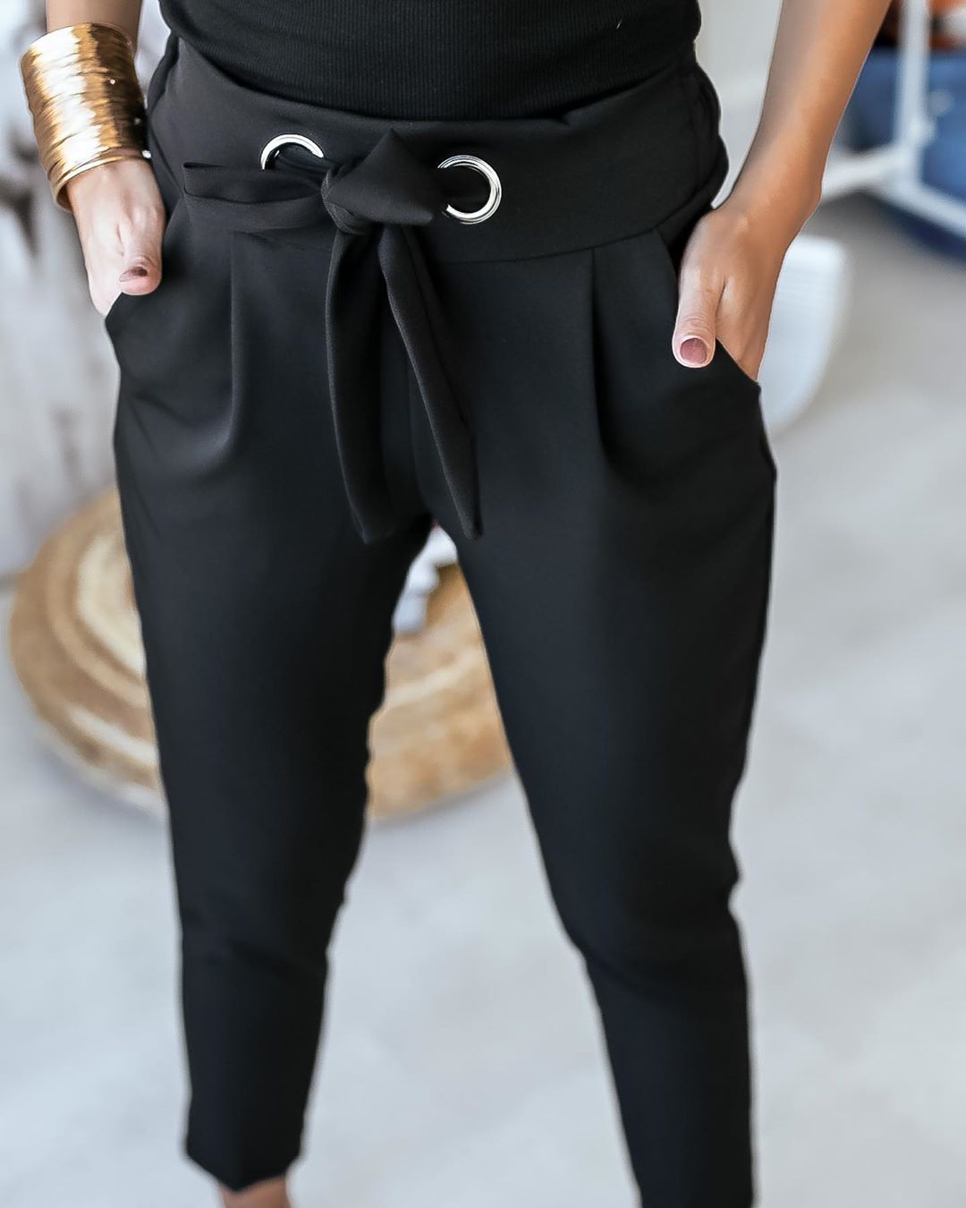 Angie - Relaxte Hoge Taille Broek