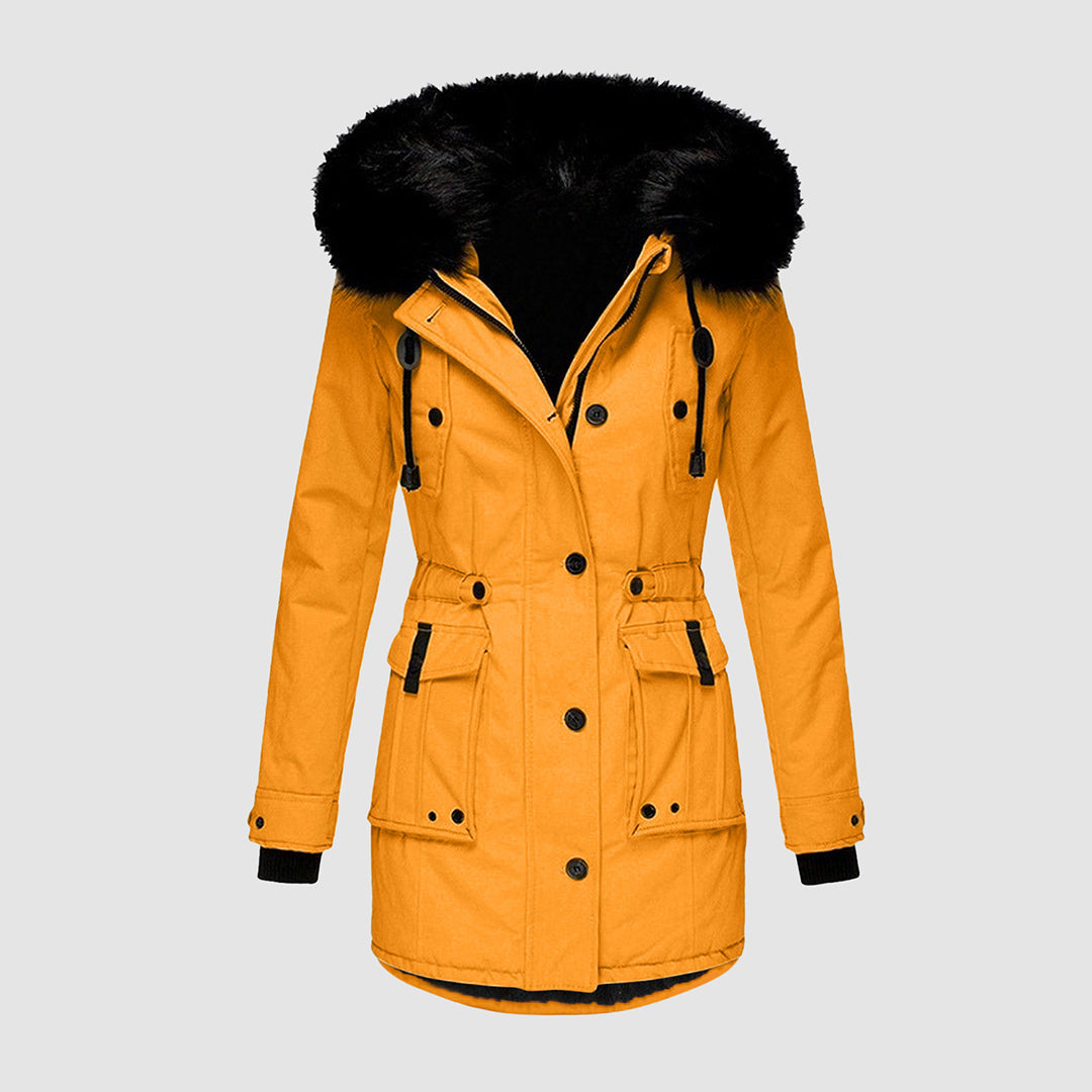 Freya - Lange Winterjas voor Dames met Stijl