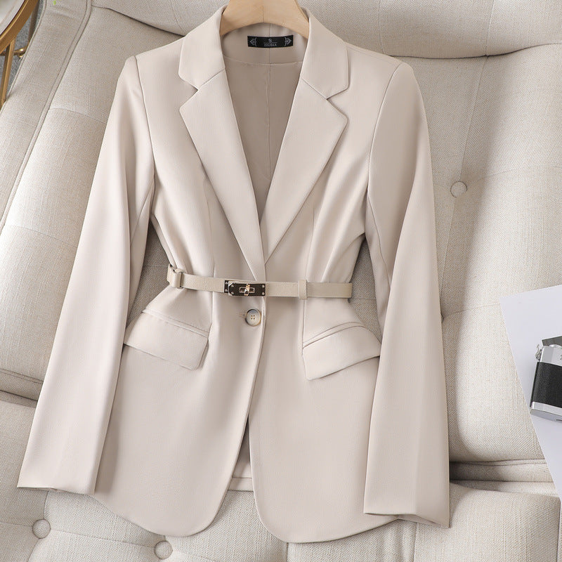 Dames Chique Geknoopte Blazer voor Stijlvolle Elegant