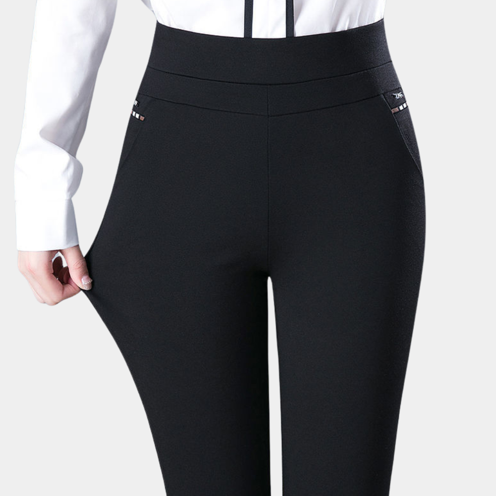 Mercy - Hoge Taille Stretchbroek