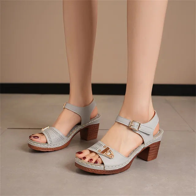Dames Elegante Hoge Hak Platform Pumps
