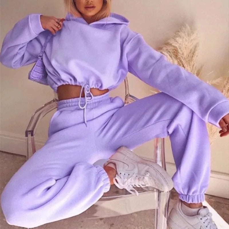 Dames Lange Mouwen Leisure Set voor Comfort