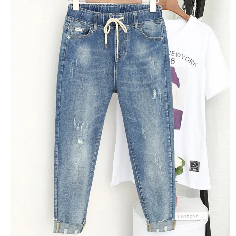 Stretch Baggy Fit Denim Jeans