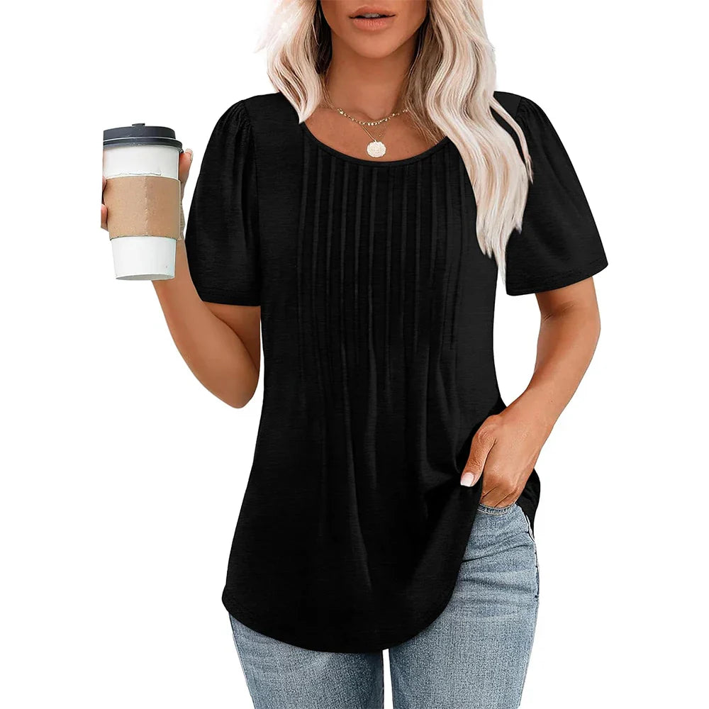 Zomers T-Shirt met Korte Mouwen