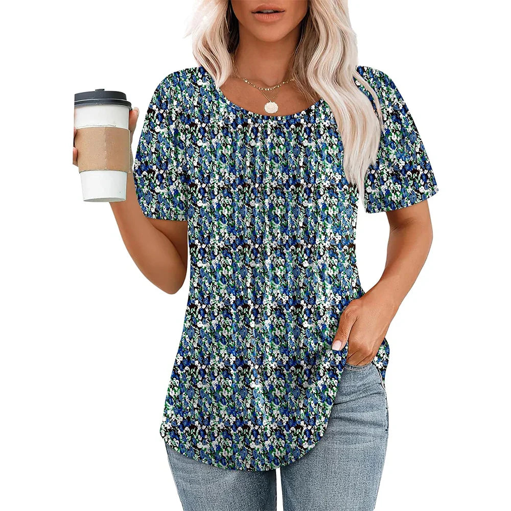 Zomers T-Shirt met Korte Mouwen